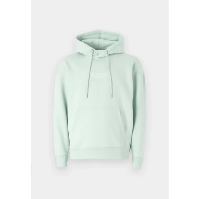 Image of TOM Tailor Denim Relaxed Printed Hoodie Sweatshirt, Men&#039;s, Size: Small, Sea foam