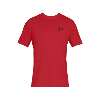Image of Under Armour Sportstyle Basic Tshirt, Men&#039;s, Size: XS, Red