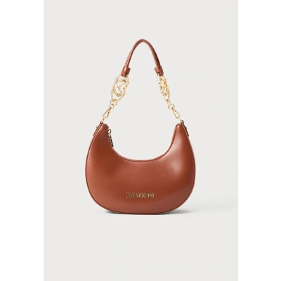 Image of Love Moschino Jewel Handbag, Women&#039;s, Size: One Size, Chestnut