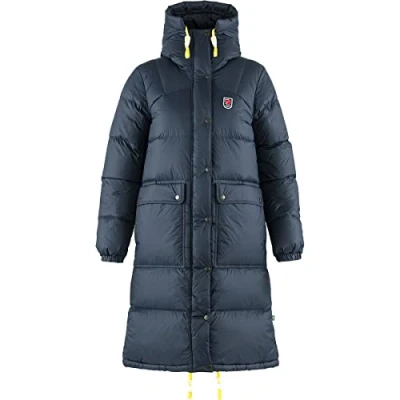 Image of Fjällräven Expedition LONG Down Parka coat, Women&#039;s, Size: Large, Blau