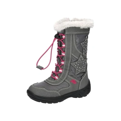 Image of Lico Girls Cathrin Snow Boots, Grey pink, 29 EU