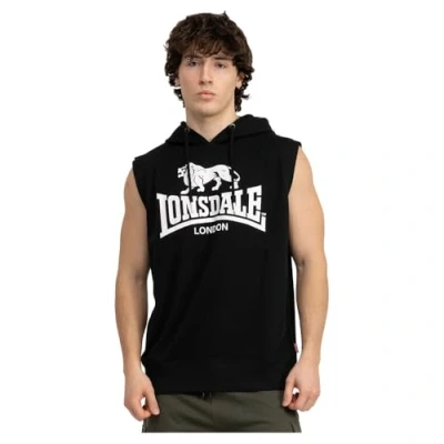 Image of Lonsdale Bignor Singlet Men&#039;s, Black/Off White, XXL