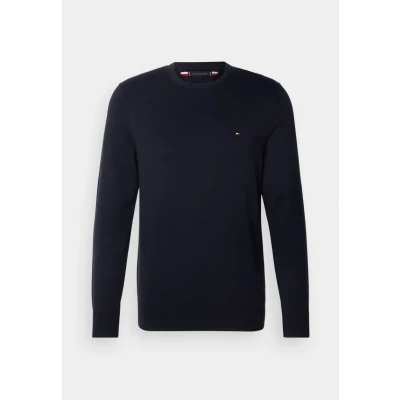 Image of Tommy Hilfiger Essential CREW NECK Jumper, Men&#039;s, Size: XS, Desert sky