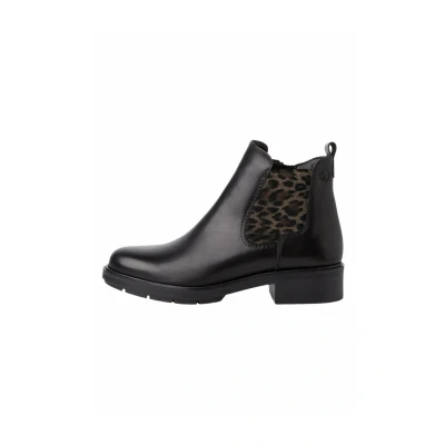 Image of Tamaris Chelsea Ankle boots, Women&#039;s, Size: 7.5, Black leopard Leather