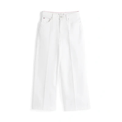Image of Tommy Hilfiger Women&#039;s Wide Leg HW A CLR WW0WW44363, White (Th Optic White), 28W / 32L