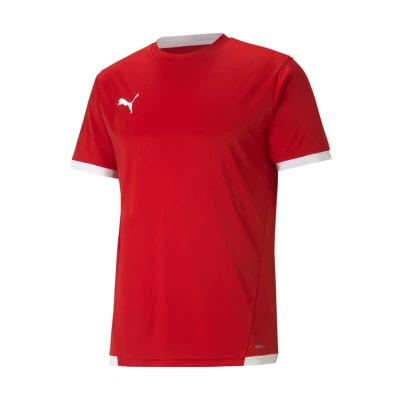 Image of puma Teamliga Sports Tshirt, Men&#039;s, Size: XL, red white