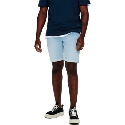Image of Only &amp; Sons Onsply LIFE denim shorts, Men&#039;s, Size: Small, Blue