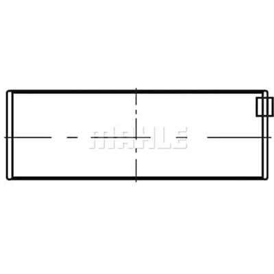 Image of Crankshaft Bearings MAHLE ORIGINAL 001 HL 20044 000