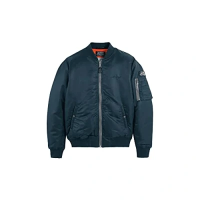 Image of Schott NYC Unisex Airforcers Bombers, navy, L