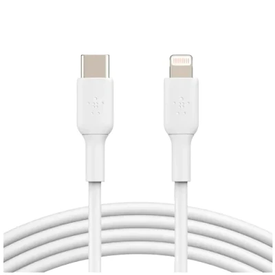 Image of Belkin Boost Charge Lightning USB C Cable 1 metre White