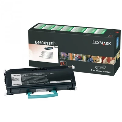 Image of Lexmark toner cartridge extra high yield 1 x black E460X31E