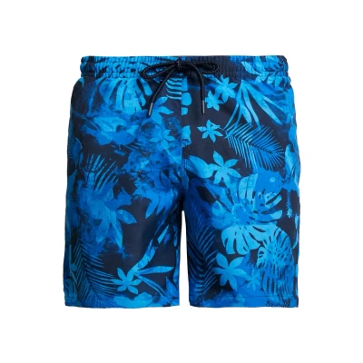 Image of Urban Classics Pattern SWIM Shorts Swimming shorts, Men&#039;s, Size: Large, Black