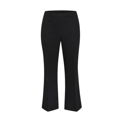 Image of Kaffe Curve Sakira Trousers, Women&#039;s, Size: 22, Black deep