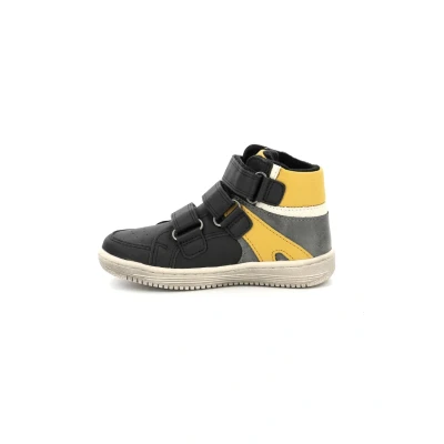 Image of Kickers Lohan Hightop trainers for kids, Size: 10/10.5K, Gris Synthetics