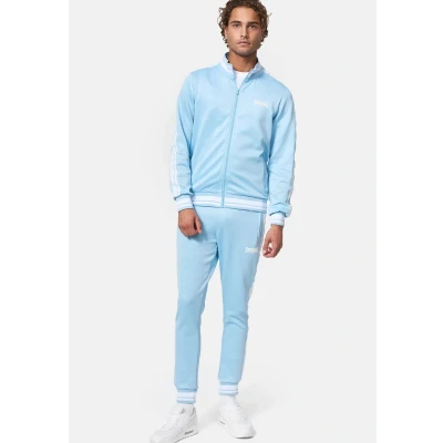 Image of Lonsdale Men&#039;s Ashwell Tracksuit, Blue/white, XL