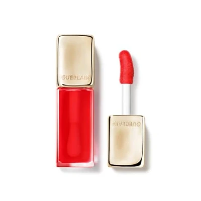 Image of GUERLAIN KissKiss Bee Glow 92% Natural Origin Honey Tint Lip Oil 41g (Various Shades) 775 Poppy