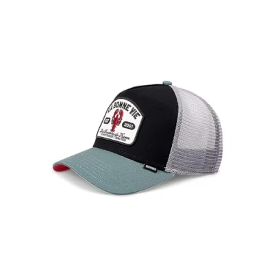 Image of Djinn&#039;s Trucker Bonne VIE Cap, Men&#039;s, Size: One Size, Black slate grey