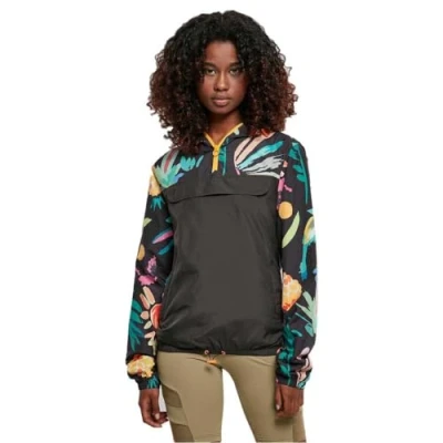 Image of Urban Classics Windbreaker, Women&#039;s, Size: XXL, Blackfruity