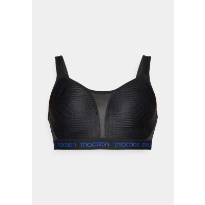 Image of triaction by Triumph Energy LITE Medium support sports bra, Women&#039;s, Size: 32DD, Black