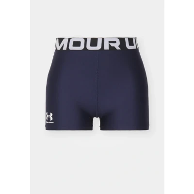 Image of Under Armour Authentics Shorty Leggings, Women&#039;s, Size: Medium, Midnight navy/white