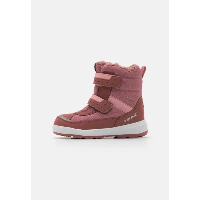 Image of Viking PLAY Reflex WARM GTX Winter boots for kids, Size: 6K, Pink/light pink Textile/synthetics