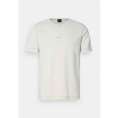 Image of BOSS Tokks Basic Tshirt, Men&#039;s, Size: Medium, Light beige