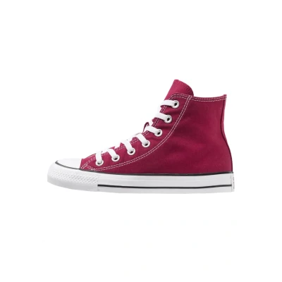 Image of Converse Chuck Taylor ALL STAR HI Hightop trainers, Size: 8, Maroon Textile