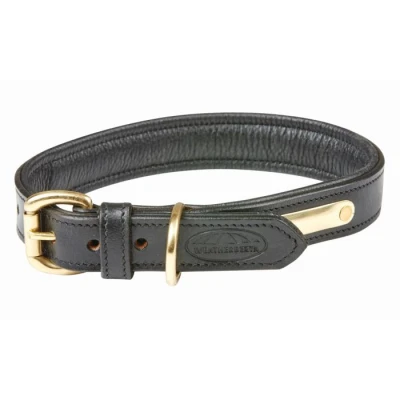 Image of Weatherbeeta Leather Dog Collar Padded