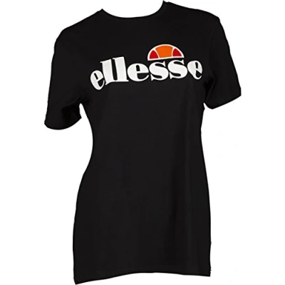 Image of Ellesse Albany Print Tshirt, Women&#039;s, Size: 14, Black
