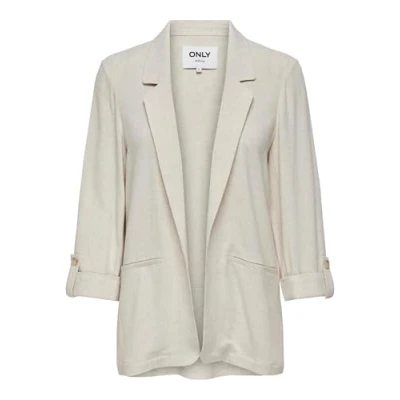 Image of ONLY Onlsiesta OPEN Blazer, Women&#039;s, Size: 14, Moonbeam