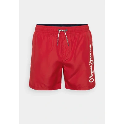 Image of Pepe Jeans LOGO Swimming shorts, Men&#039;s, Size: Small, Red