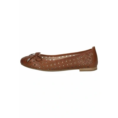Image of Caprice Ballet pumps, Women&#039;s, Size: 4, Cognac nappa Leather