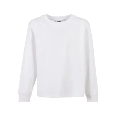 Image of Urban Classics Kinder BOXY Heavy Long sleeved top for kids, Size: 5 6y, White