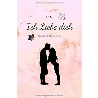 Image of P.S. ICH LIEBE DICH: A5 Notizbuch KARIERT LIEBLINGSMENSCH GESCHENKE PÄRCHEN FREUNDIN FREUNDSCHAFT FREUNDINNENBUCH VALENTINSTAG GESCHENKIDEE PÄRCHENBUCH