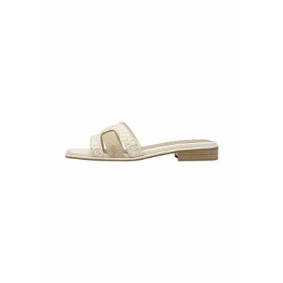 Image of Marco Tozzi Mules, Women&#039;s, Size: 7, Cream comb Textile/synthetics