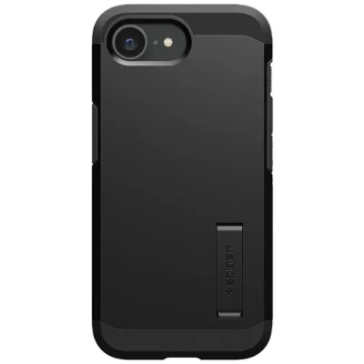 Image of Spigen Tough Armor (AI) MagFit Case for iPhone 16e 2025, Compatible with MagSafe Accessories Black