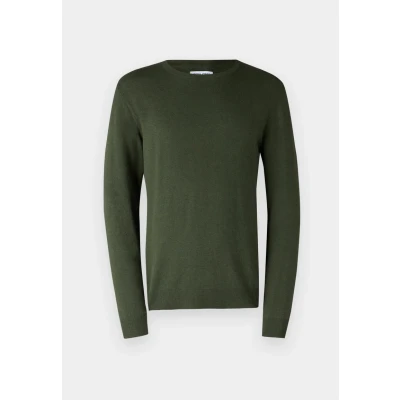 Image of JACK &amp; JONES Men&#039;s JJEEMIL Knit Crew Neck NOOS, Kombu Green, S