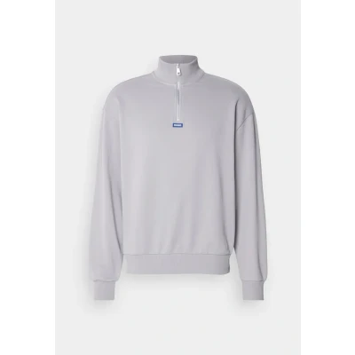 Image of HUGO Neeler Sweatshirt, Men&#039;s, Size: XL, Open grey