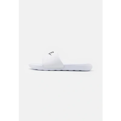 Image of Nike Sportswear Victori ONE Slide Mules, Men&#039;s, Size: 15, White/black High quality imitation leather