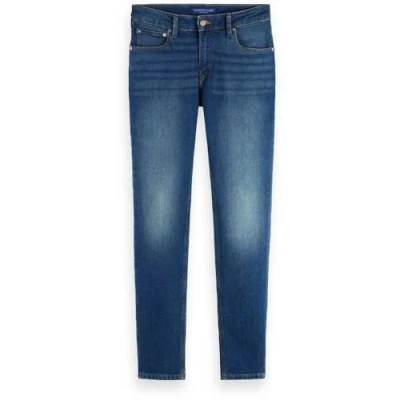 Image of Scotch &amp; Soda CORE SKIM Jeans Skinny Fit, Men&#039;s, Size: 34x30, Classic blue