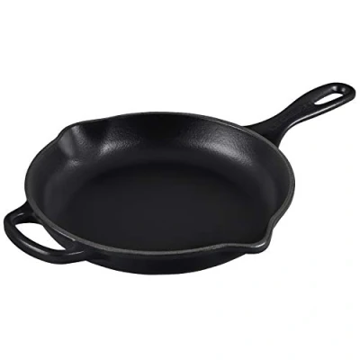 Image of Le Creuset Skillet Signature Satin Black ø 23 cm enamelled non stick coating