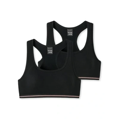 Image of Schiesser 2 PACK Bustier for kids, Size: 14y, Schwarz