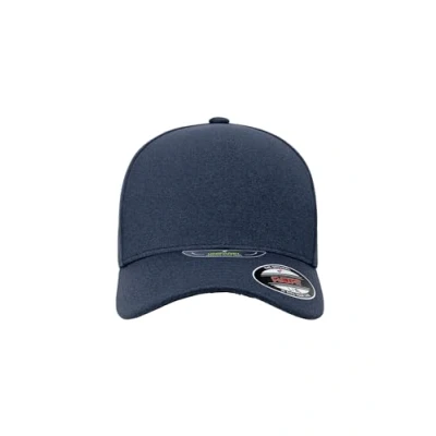 Image of Flexfit Unisex Unipanel Melange Cap, Size: L/XL, Melangenavy