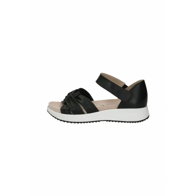 Image of Caprice Wedge sandals, Women&#039;s, Size: 6.5, Black nappa Leather