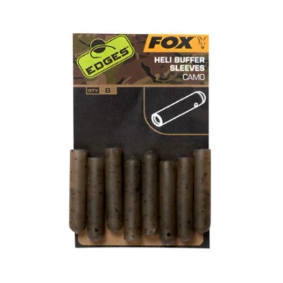 Image of Fox Edges Camo Heli Buffer Sleeve 8 pieces Carp hooklink material
