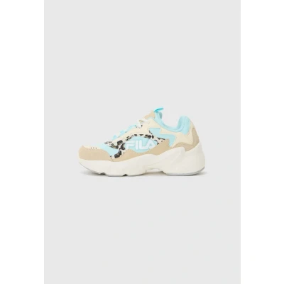 Image of Fila Collene Trainers for kids, Size: 13.5K, Antique white/blue glow shoes