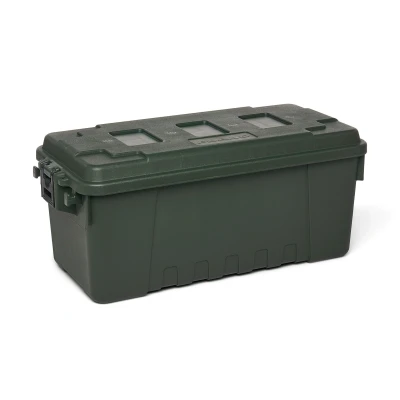 Image of Plano Sportman&#039;s Trunk Medium Fishing Case Olive Drab box