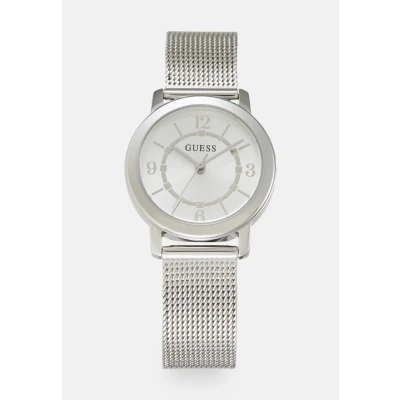 Image of Guess Melody Watch silvercoloured, Women&#039;s, Size: One Size, Silver coloured