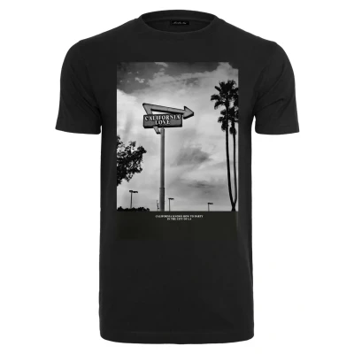 Image of Mister Tee California LOVE Print Tshirt, Men&#039;s, Size: Small, Black