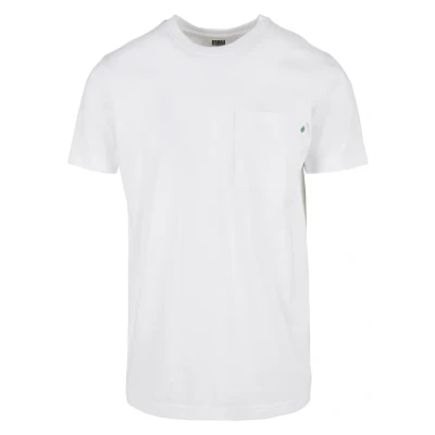 Image of Urban Classics Organic Cotton Basic Pocket TEE Tshirt, Men&#039;s, Size: Medium, White